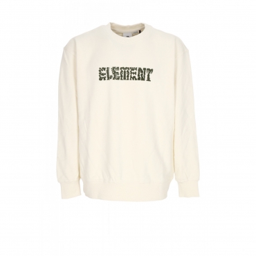 felpa leggera girocollo uomo cornell cipher crewneck EGRET