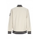 giubbotto college uomo mlb wordmark regent jacket neyyan NATURAL