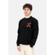 felpa leggera girocollo uomo mickey 5tate sweatshirt BLACK