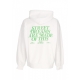 felpa leggera cappuccio uomo street dreams hoodie WHITE