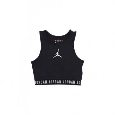 top ragazza jordan essentials active tee BLACK