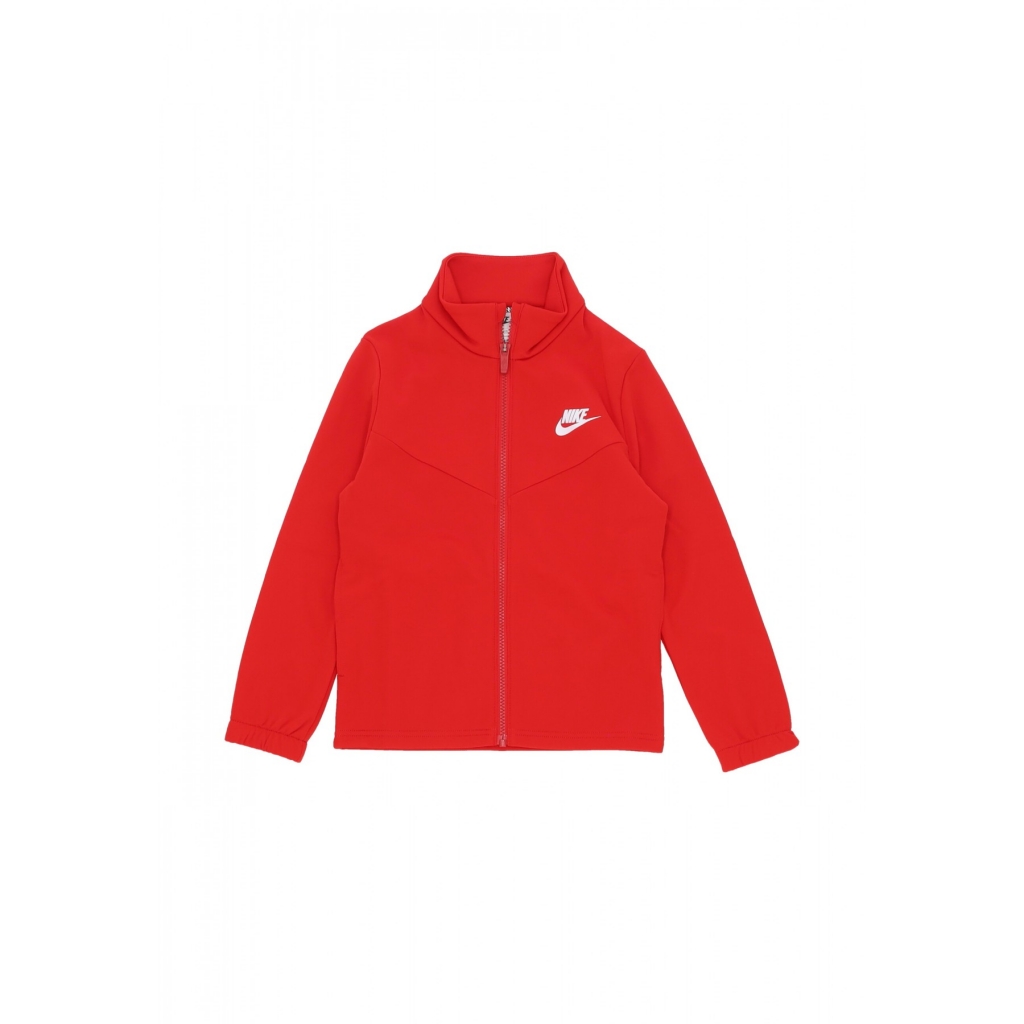 completo tuta ragazzo b sportswear full-zip tracksuit UNIVERSITY RED/UNIVERSITY RED/WHITE