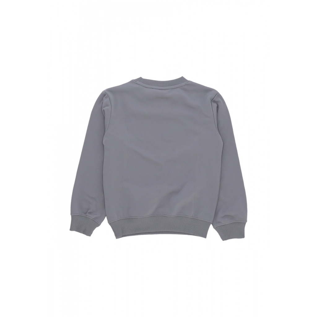 completo tuta ragazzo sportswear poly crewneck tracksuit SMOKE GREY/WHITE/WHITE