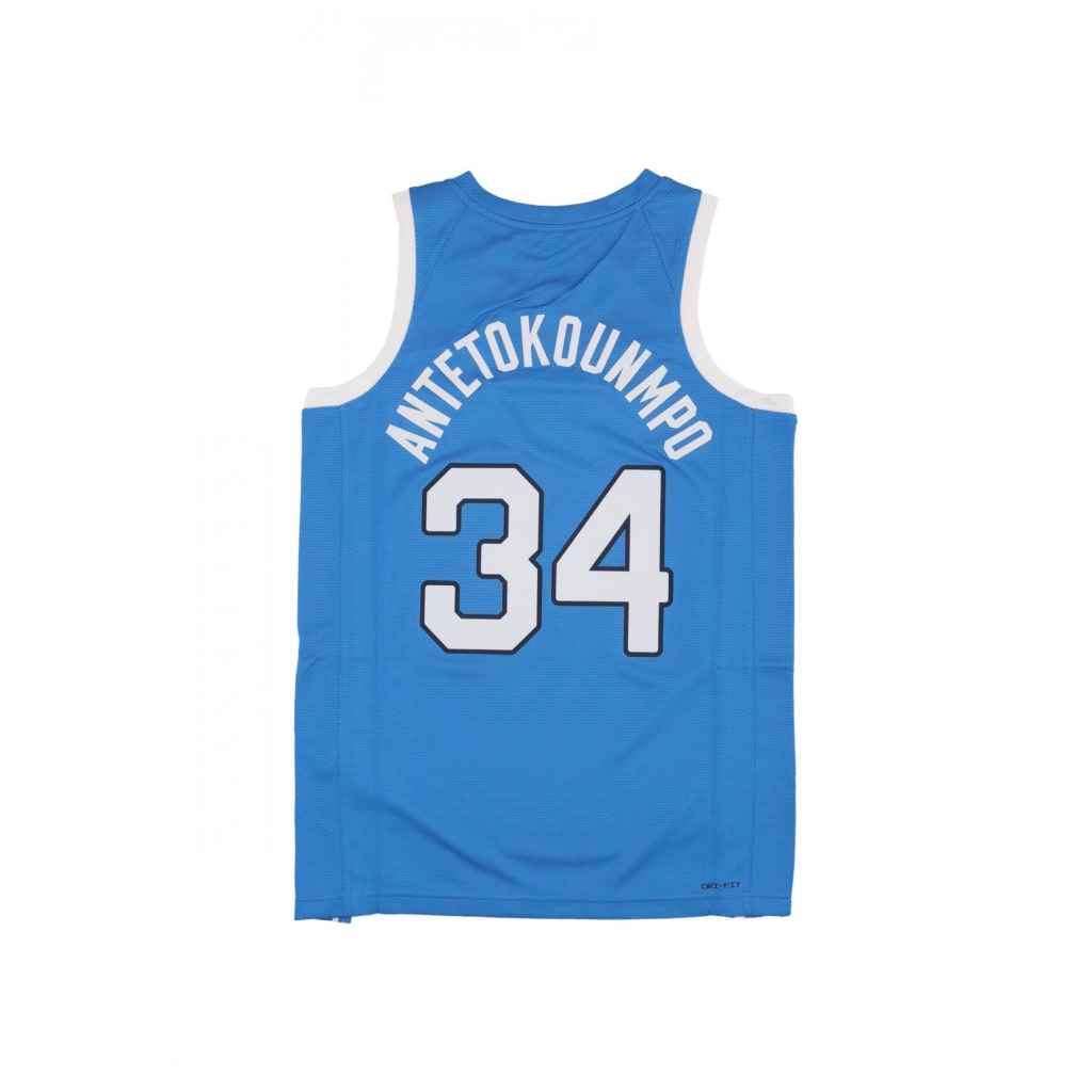 canotta basket uomo limited road jersey no 34 giannis antetokounmpo team greece LT PHOTO BLUE/WHITE