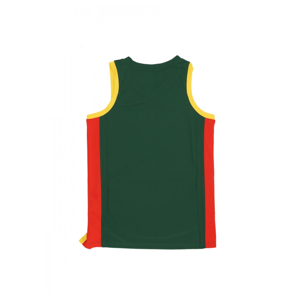 canotta basket uomo limited road basketball jersey team lithuania GORGE GREEN/CHILE RED