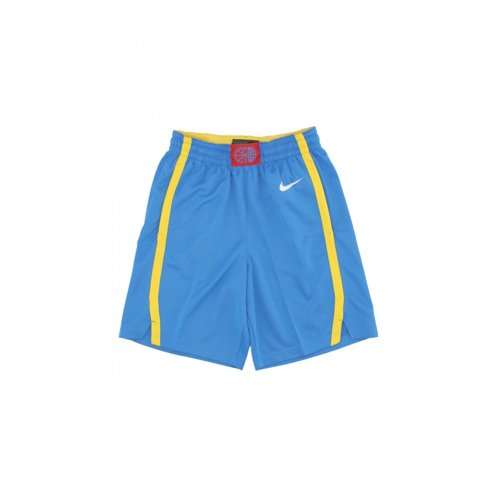 pantaloncino basket uomo limited road basketball short team philippines LT PHOTO BLUE/TOUR YELLOW