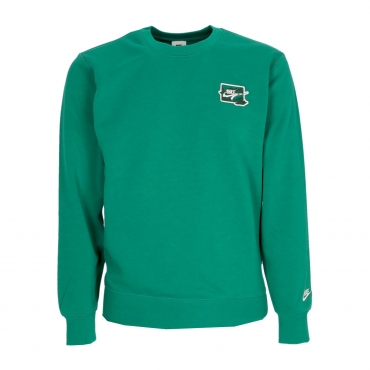 felpa leggera girocollo uomo club french terry crewneck MALACHITE/SAIL