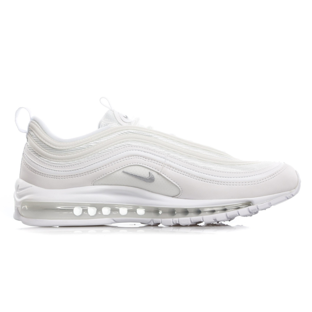 scarpa bassa uomo air max 97 WHITE/WOLF GREY/BLACK