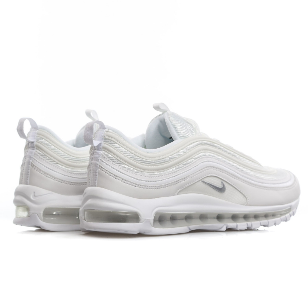 scarpa bassa uomo air max 97 WHITE/WOLF GREY/BLACK