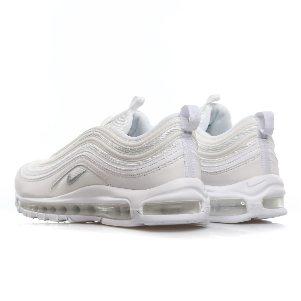 scarpa bassa uomo air max 97 WHITE/WOLF GREY/BLACK