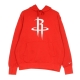 felpa cappuccio uomo nba po fleece logo essential houroc UNIVERSITY RED/WHITE