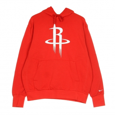 felpa cappuccio uomo nba po fleece logo essential houroc UNIVERSITY RED/WHITE