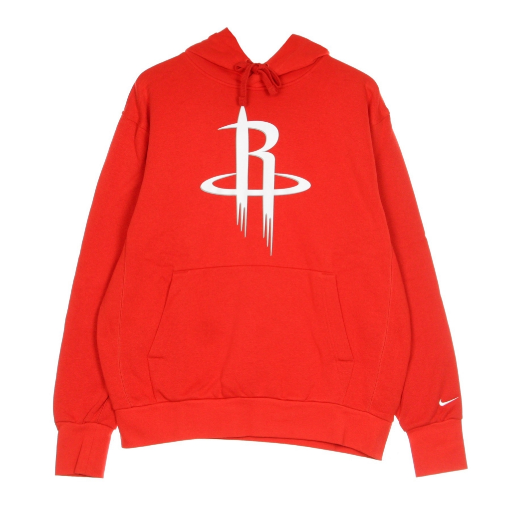 felpa cappuccio uomo nba po fleece logo essential houroc UNIVERSITY RED/WHITE