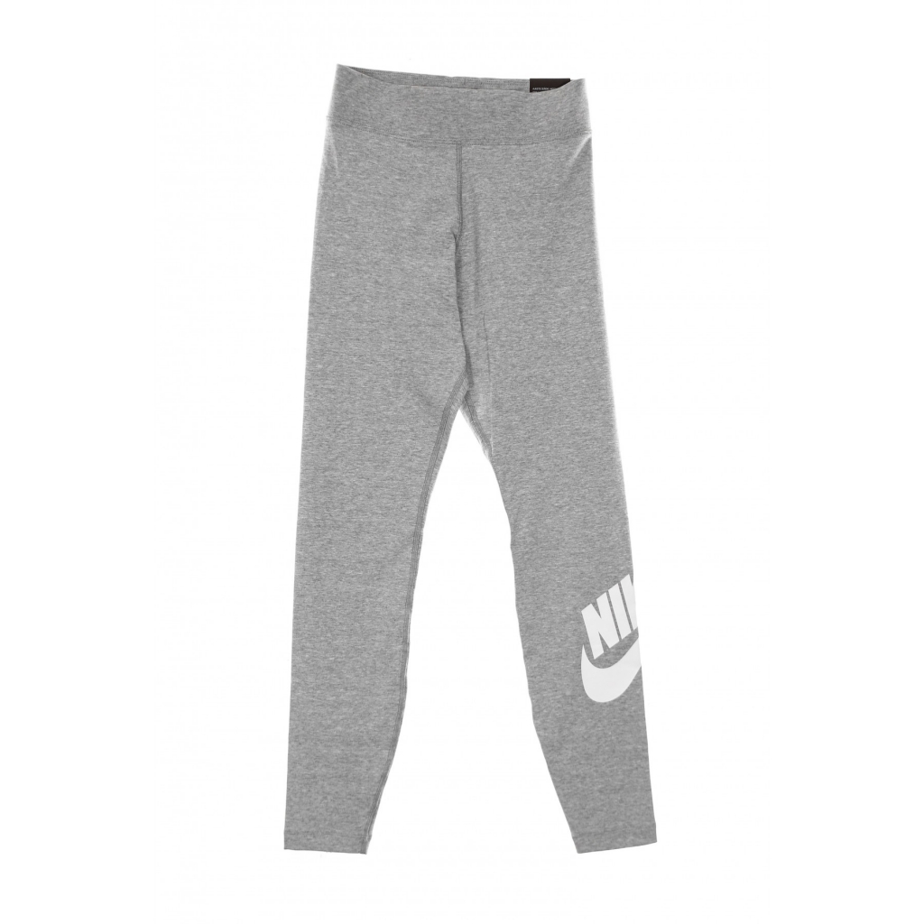 leggins donna w sportswear essential gx high rise legging futura DK GREY HEATHER/WHITE
