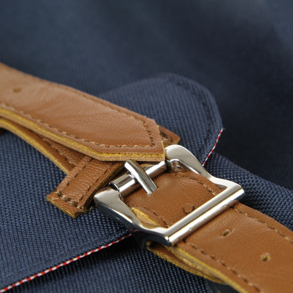 zaino uomo little america NAVY/TAN SYNTHETIC LEATHER