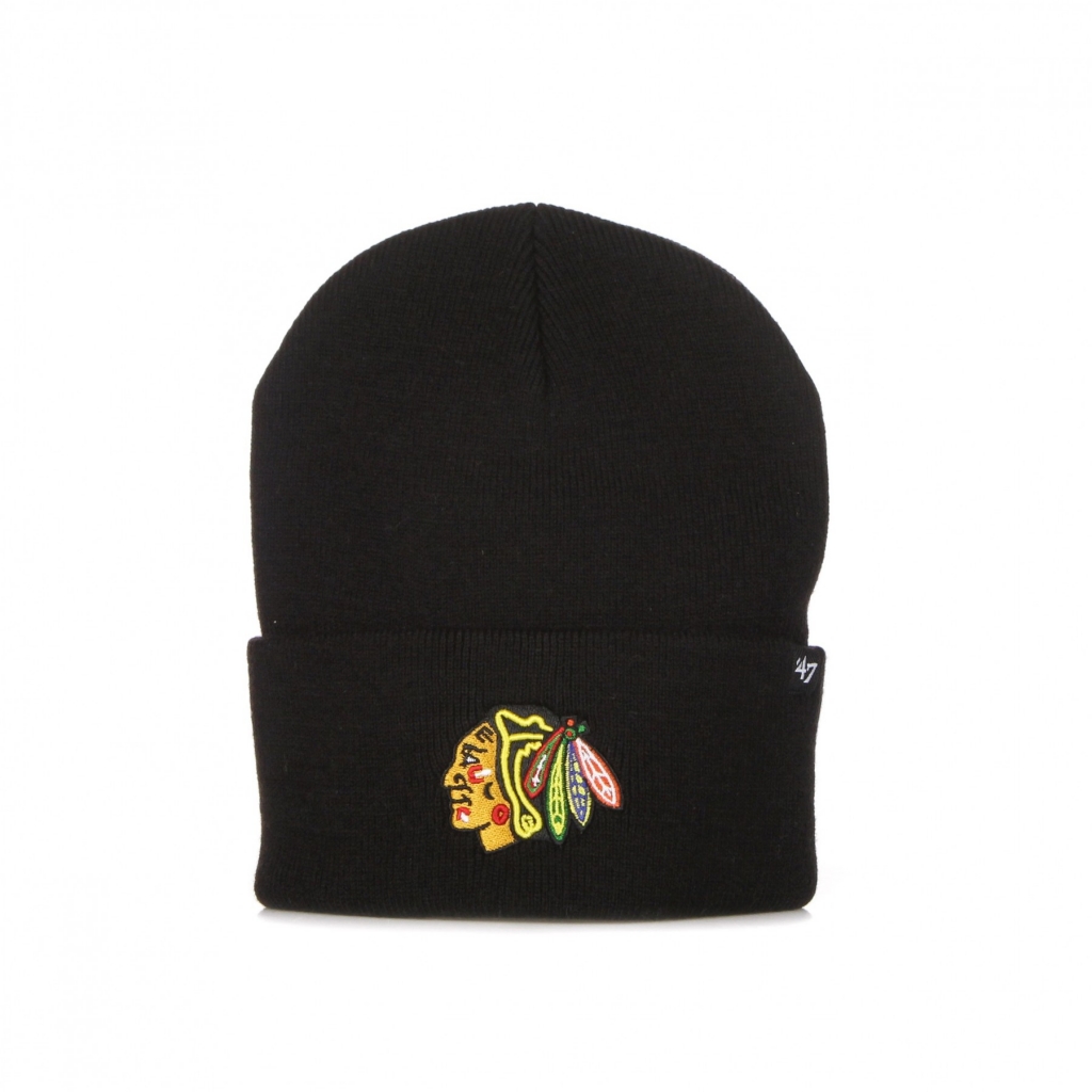 cappello uomo nhl haymaker cuff knit chibla BLACK