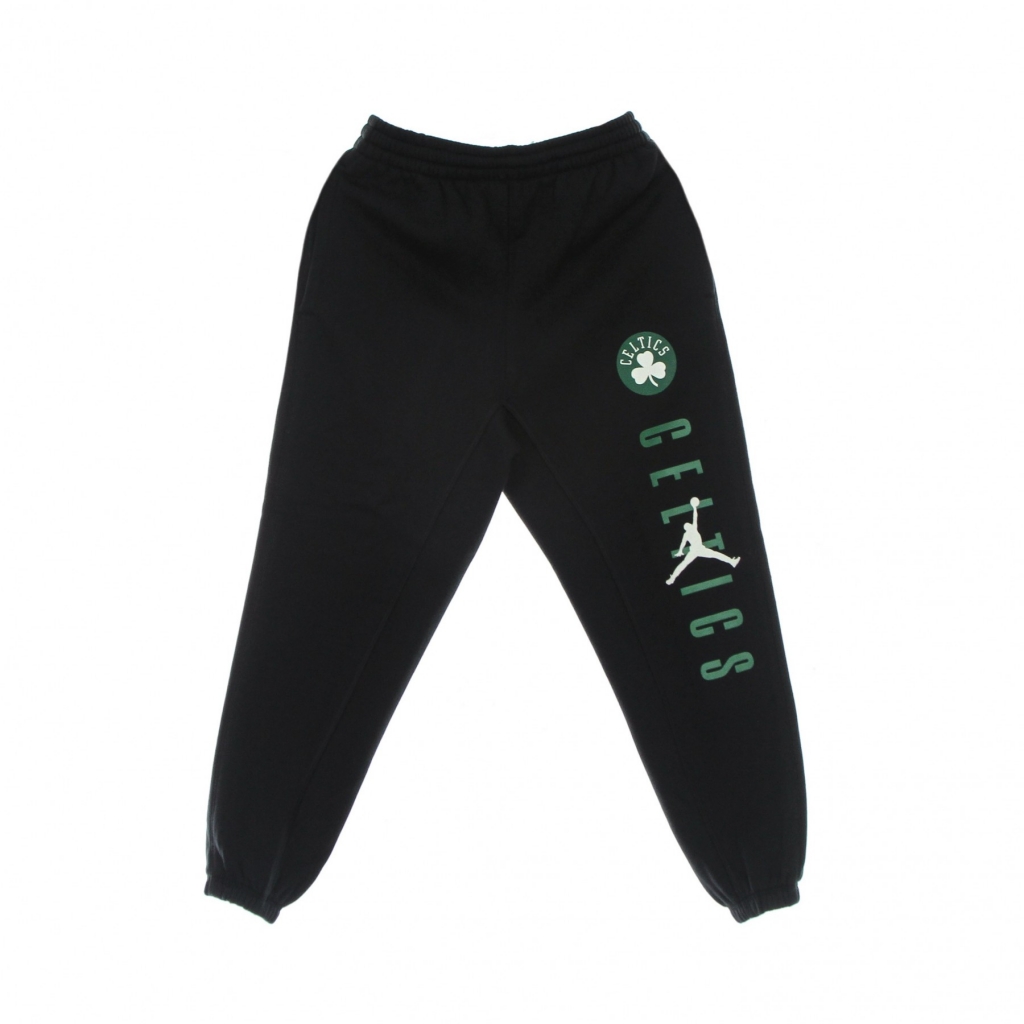 pantalone tuta felpato ragazzo nba cts fleece statement edition pant boscel BLACK