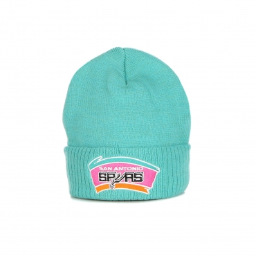 cappello uomo nba fandom knit beanie hardwood classics saaspu TEAL