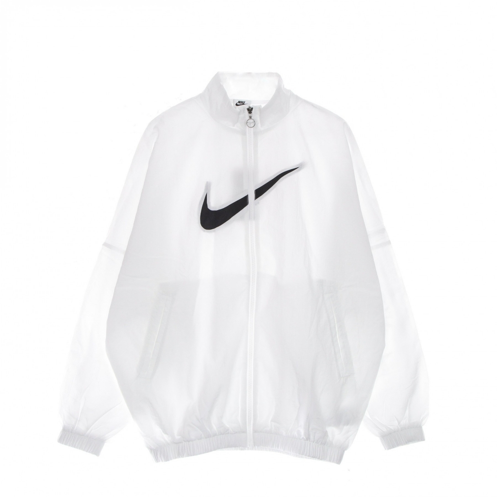 giacca tuta donna essential woven jacket WHITE/BLACK