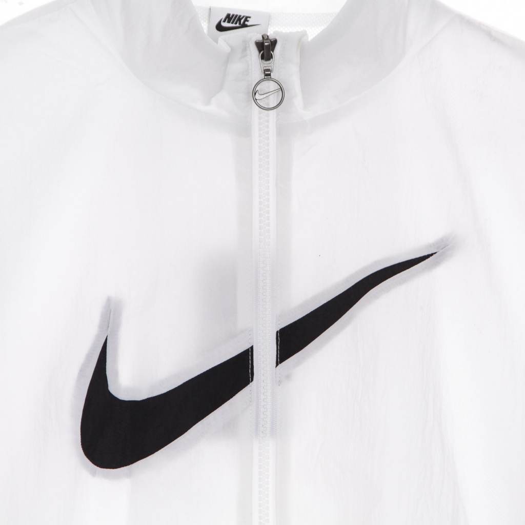 giacca tuta donna essential woven jacket WHITE/BLACK