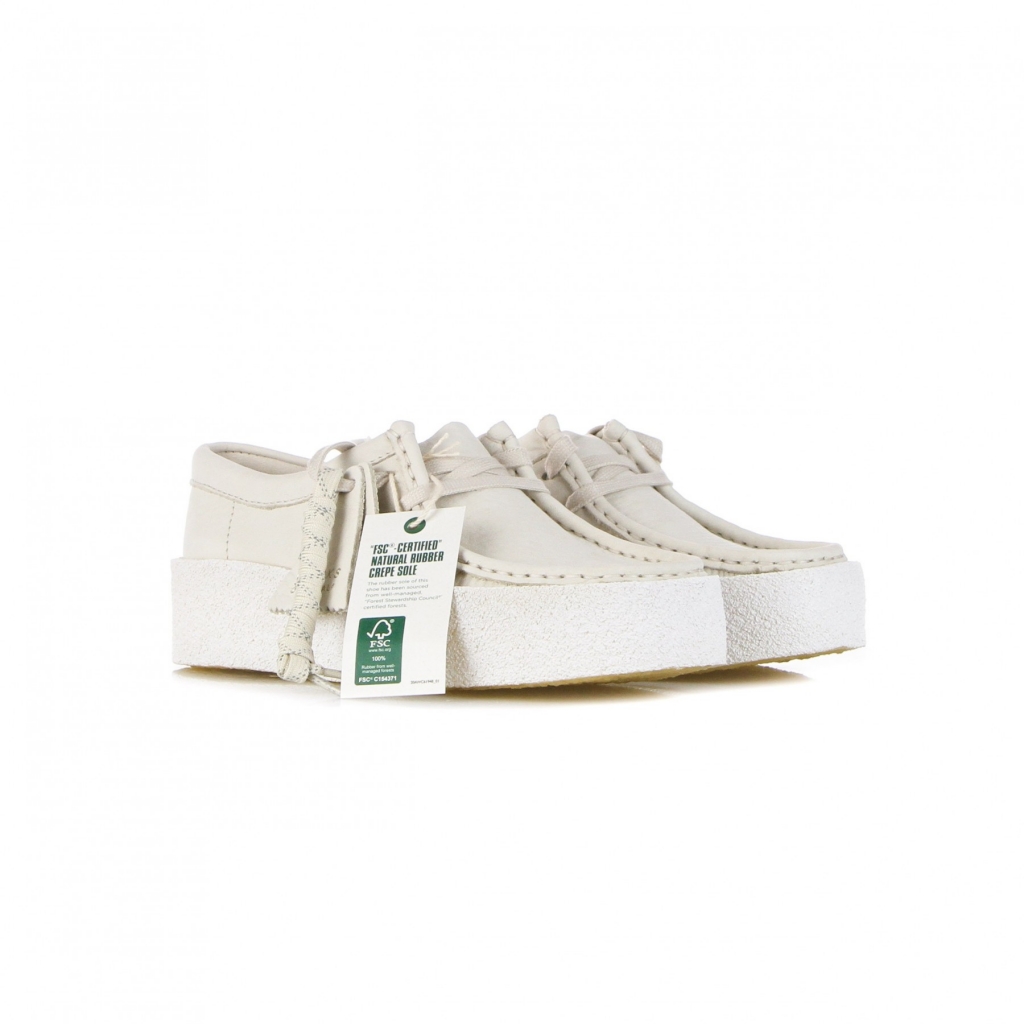 scarpa lifestyle donna wallabee cup WHITE/NUBUCK