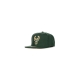 cappellino visiera piatta uomo nba team ground 20 snapback milbuc GREEN