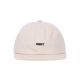 cappellino visiera piatta uomo bold twill 6 panel strapback UNBLEACHED