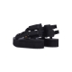 sandalo donna flatform mevia BLACK