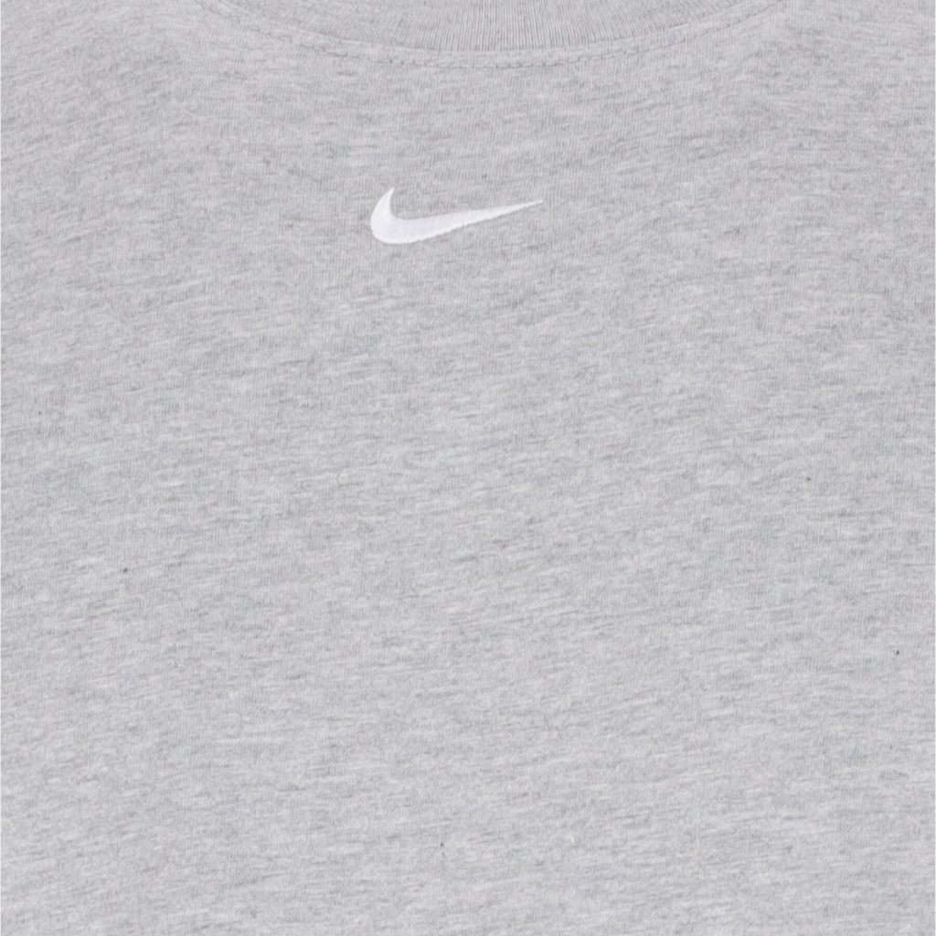 maglietta donna sportswear essentials tee DK GREY HEATHER/WHITE