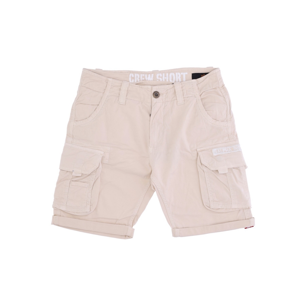 pantalone corto uomo crew short JET STREAM WHITE