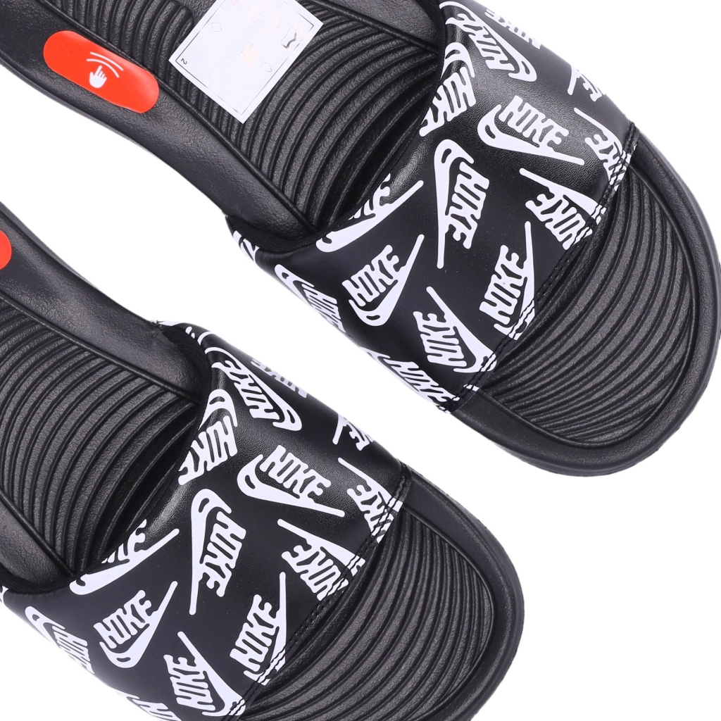 ciabatte uomo victori one slide print BLACK/WHITE/BLACK