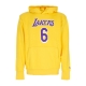 felpa cappuccio uomo nba fleece essential hoodie no 6 lebron james loslak AMARILLO