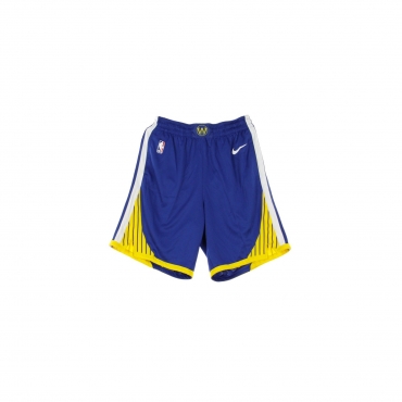 pantaloncino basket uomo nba swingamn short icon edition road golwar RUSH BLUE/WHITE/AMARILLO/WHITE