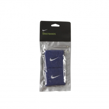 polsino uomo swoosh wristbands ROYAL/WHITE