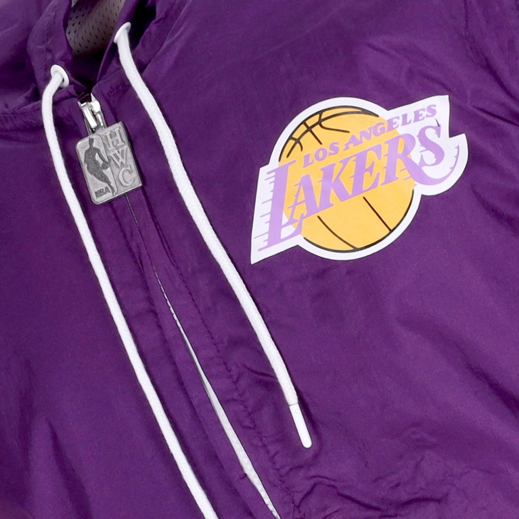 giacca a vento uomo nba undeniable full zip windbreaker hardwood classics loslak PURPLE