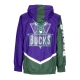 giacca a vento uomo nba undeniable full zip windbreaker hardwood classics milbuc PURPLE