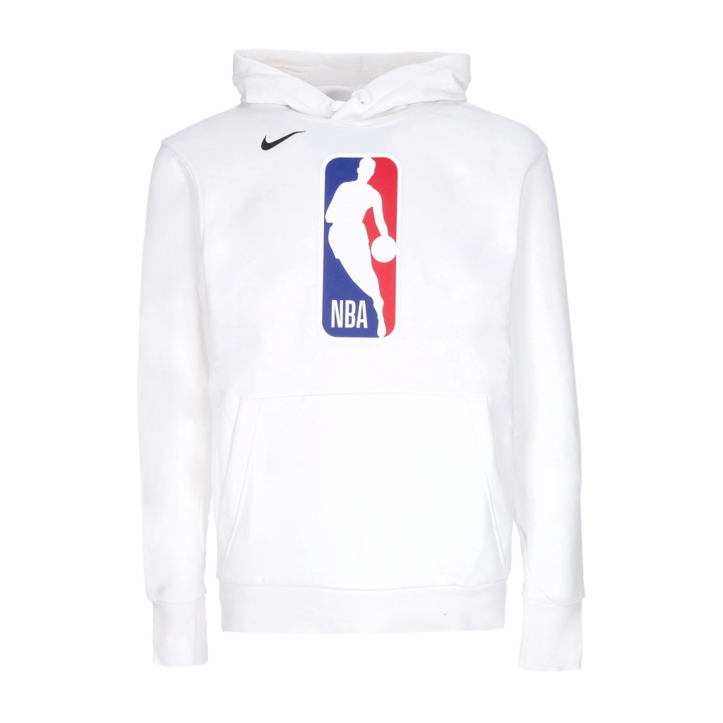 felpa cappuccio uomo nba fleece po essential hoodie team 31 WHITE