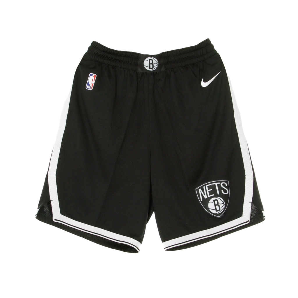 pantaloncino basket uomo nba swingman short icon edition bronet road 18 BLACK/WHITE