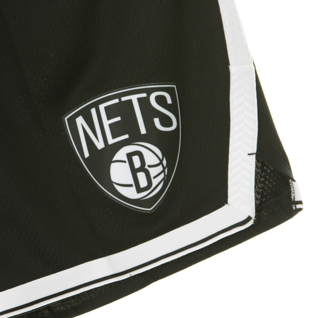 pantaloncino basket uomo nba swingman short icon edition bronet road 18 BLACK/WHITE