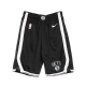 pantaloncino basket uomo nba swingman short icon edition bronet road 18 BLACK/WHITE