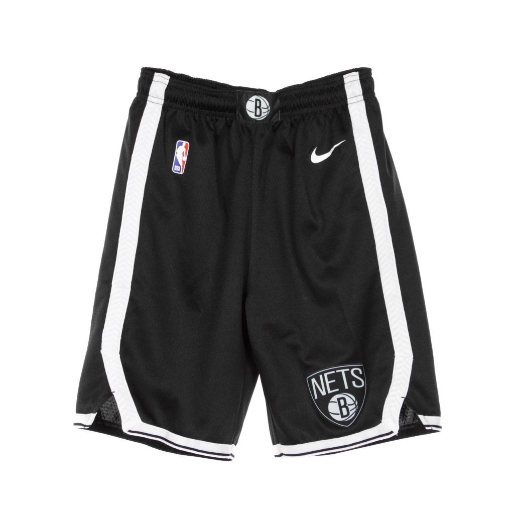 pantaloncino basket uomo nba swingman short icon edition bronet road 18 BLACK/WHITE