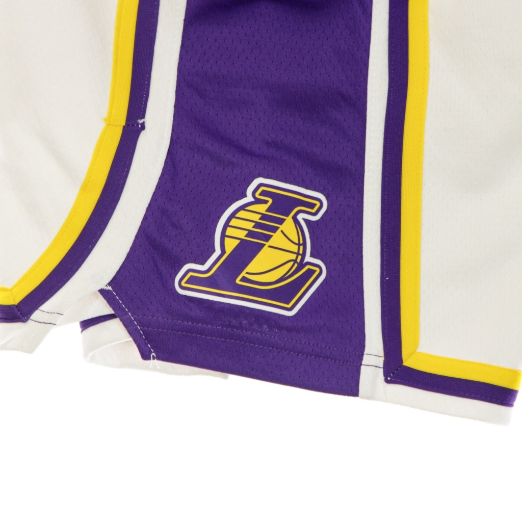 pantaloncino basket uomo nba swingman short home loslak WHITE/FIELD PURPLE/FIELD PURPLE