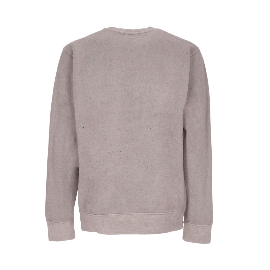 felpa girocollo uomo club+ bb crew revival OLIVE GREY
