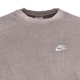 felpa girocollo uomo club+ bb crew revival OLIVE GREY