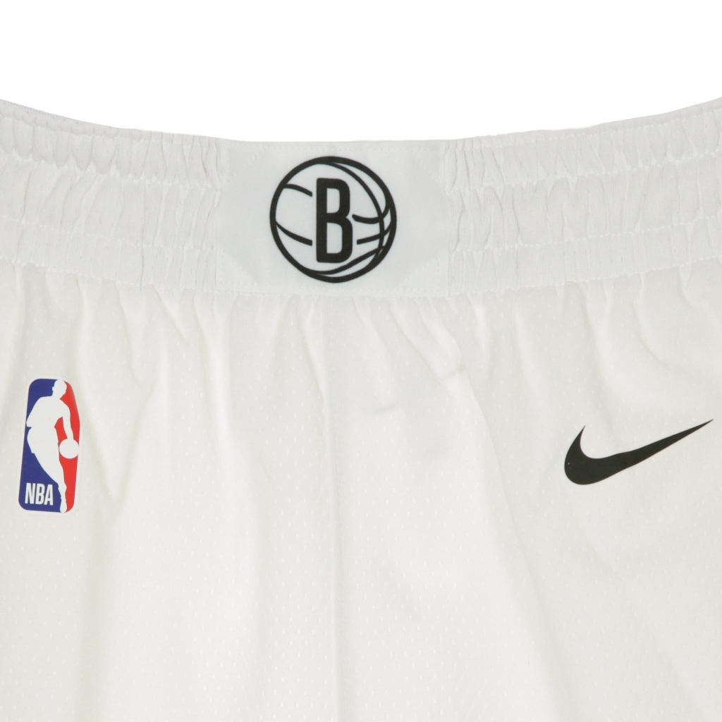 pantaloncino basket uomo nba swingman short bronet home 18 WHITE/BLACK