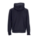 felpa cappuccio uomo nba essential fleece hoodie bronet BLACK