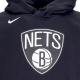 felpa cappuccio uomo nba essential fleece hoodie bronet BLACK