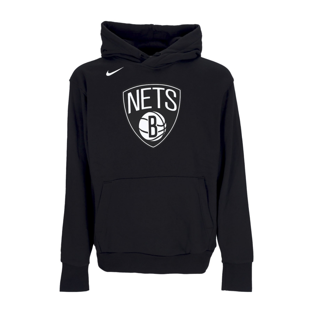 felpa cappuccio uomo nba essential fleece hoodie bronet BLACK