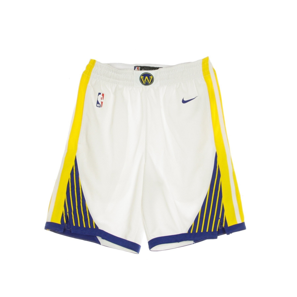 pantaloncino basket uomo nba swingman short icon edition home golwar WHITE/AMARILLO/RUSH BLUE/RUSH BLUE
