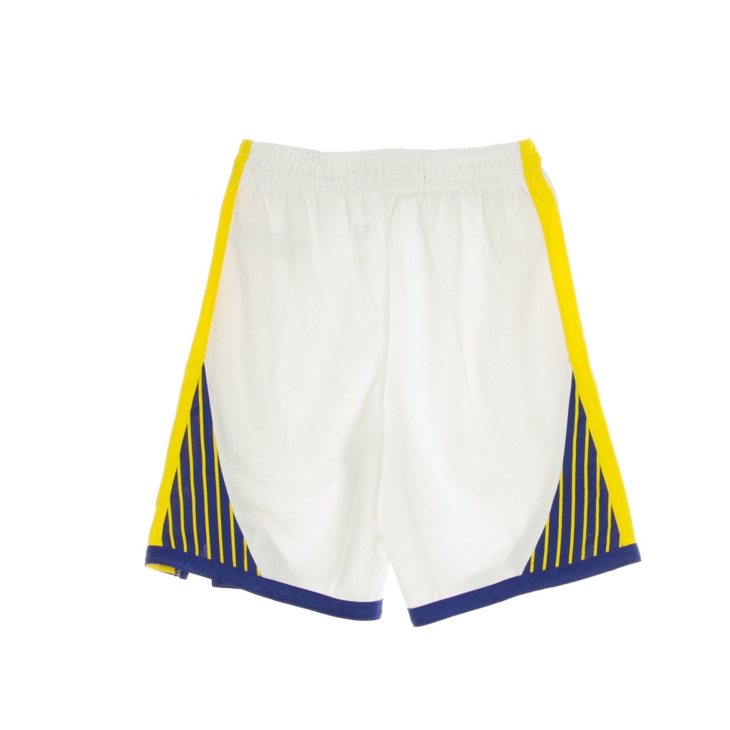 pantaloncino basket uomo nba swingman short icon edition home golwar WHITE/AMARILLO/RUSH BLUE/RUSH BLUE